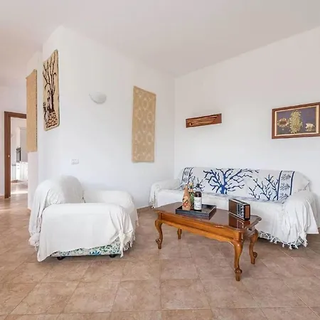 Villa Detached With Garden In Stintino Punta de su Torrione